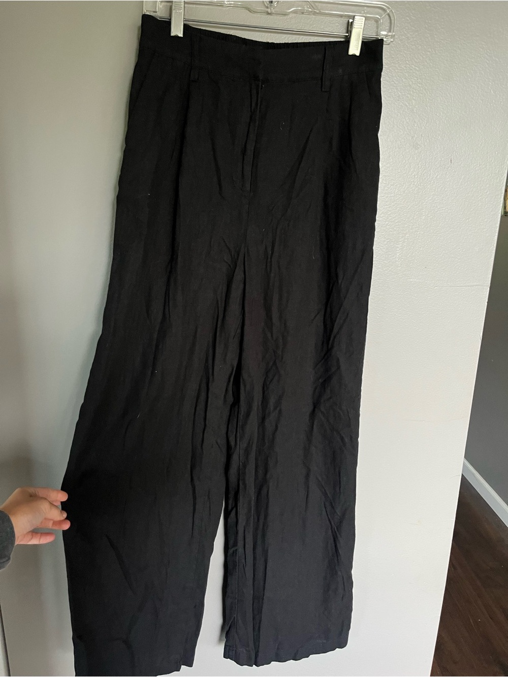 House of Harlow Wide Leg Linen Pant